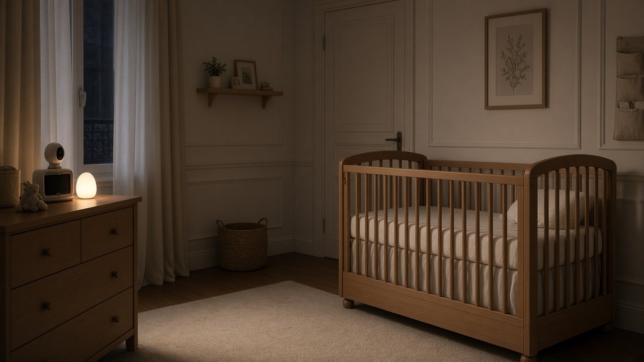 Moniteur bébé et chambre apaisante
